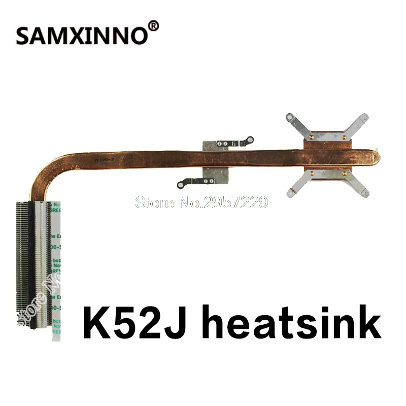 Для ноутбука ASUS K52-K52JR-K52JU-X52J-A52J-A52JT-X52JT-K52JT-K52J-K52JE K52JC A52 X52 Вентилятор охлаждения процессора кулер радиатор Heatpipe - Цвет лезвия: K52J heatsink