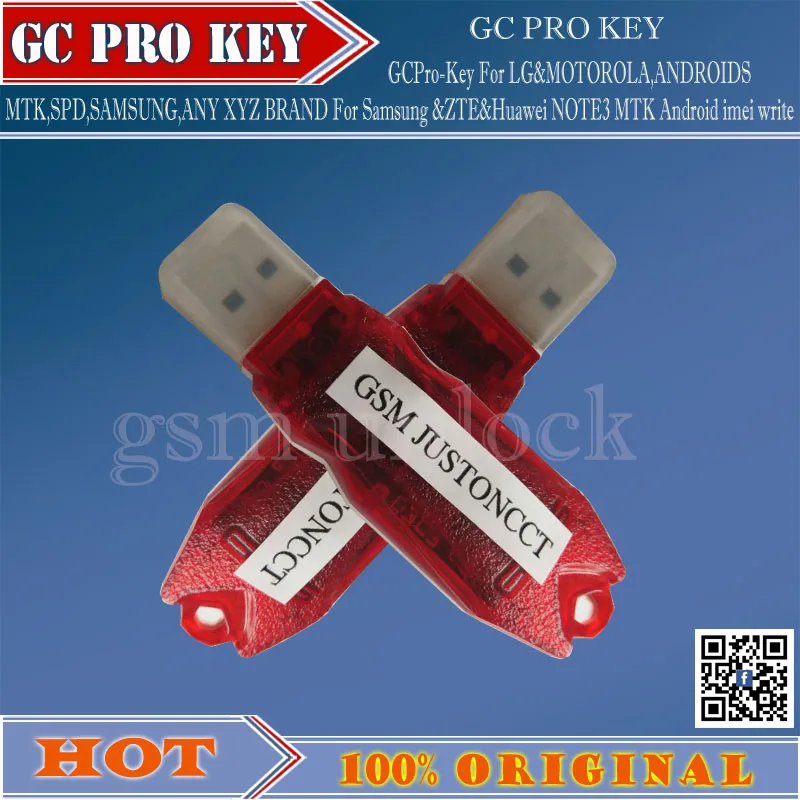 Gsmjustoncct Бесплатная доставка Новый 2018 GC pro ключ от gpg команда работает первый MTK
