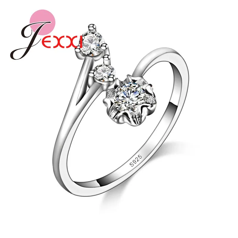 Новое поступление модные женские/женские кольца из стерлингового серебра 925