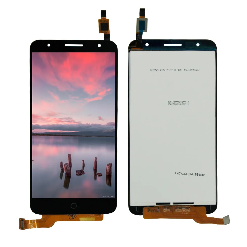 ЖК дисплей с рамкой для Alcatel Pop 4 Plus 5056D OT5056D OT5056 5 5056A дигитайзером и сенсорным
