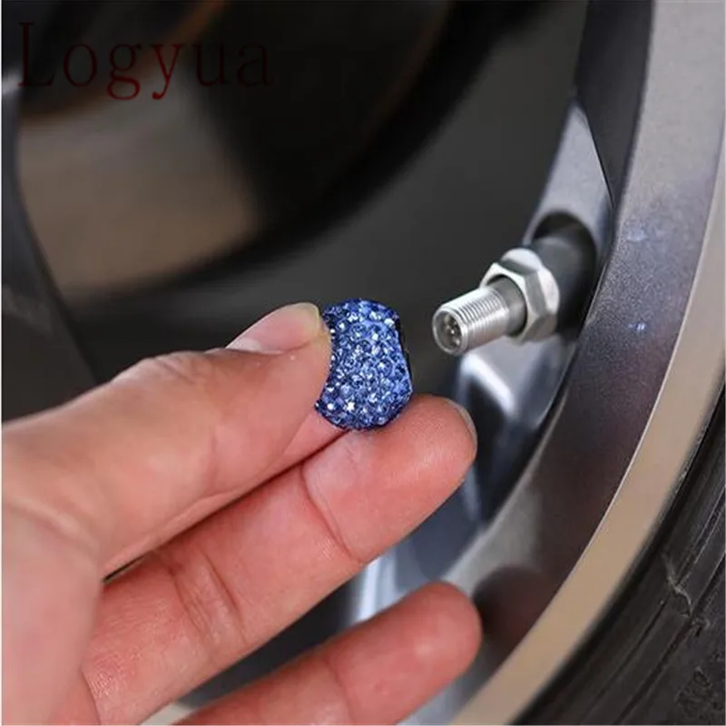 4 шт./лот автомобильный Новый Кристальный колпачок для стержня клапана шины