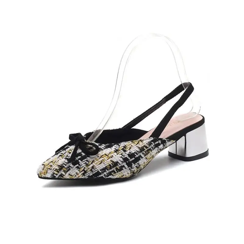 Женские босоножки на высоком каблуке классические туфли-лодочки без шнуровки