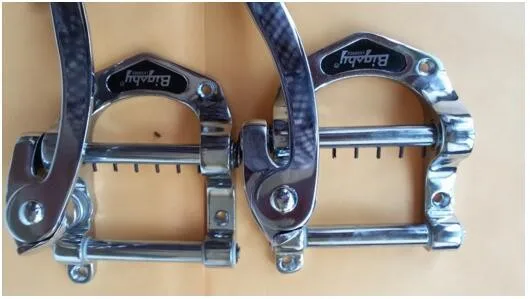 Bigsby B5 Vibrato Хвостовая электрогитара Bigsby Серебряный Bigsby тремоло мост