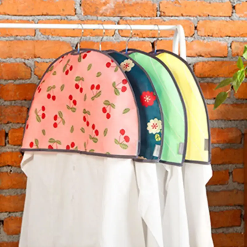 Cherry 1 шт. популярная одежда, подвесная одежда, платье, костюм, пальто, пылезащитный чехол, домашняя сумка для хранения, чехол, органайзер, шкаф, висячий - Color: Cherry