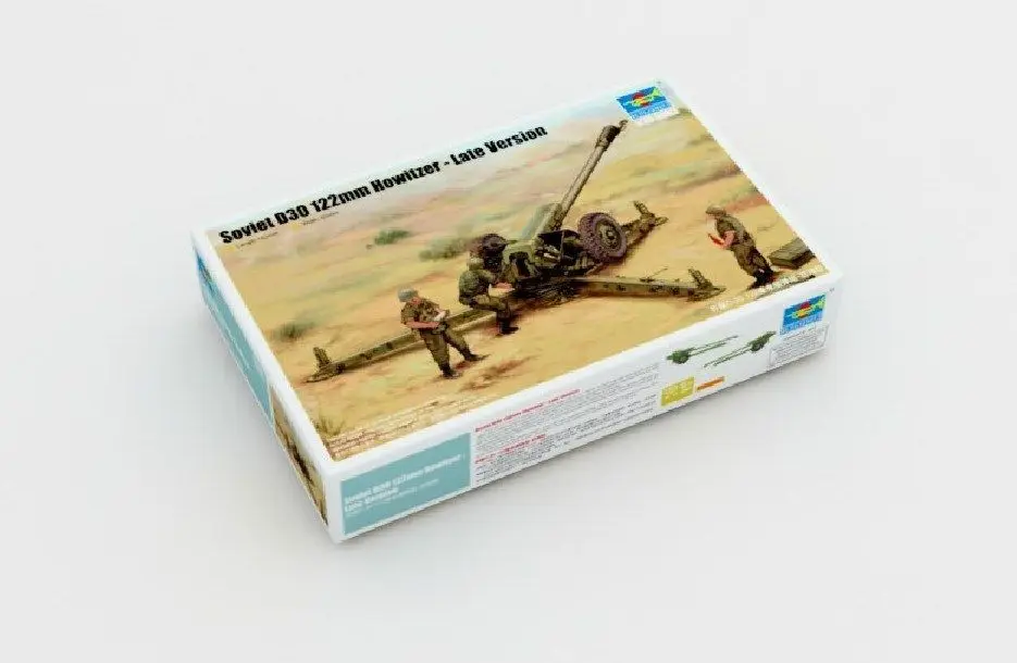 Трубач 1/35 02329 Советский D30 122 мм Гаубица Поздно Пластиковая Модель Комплект