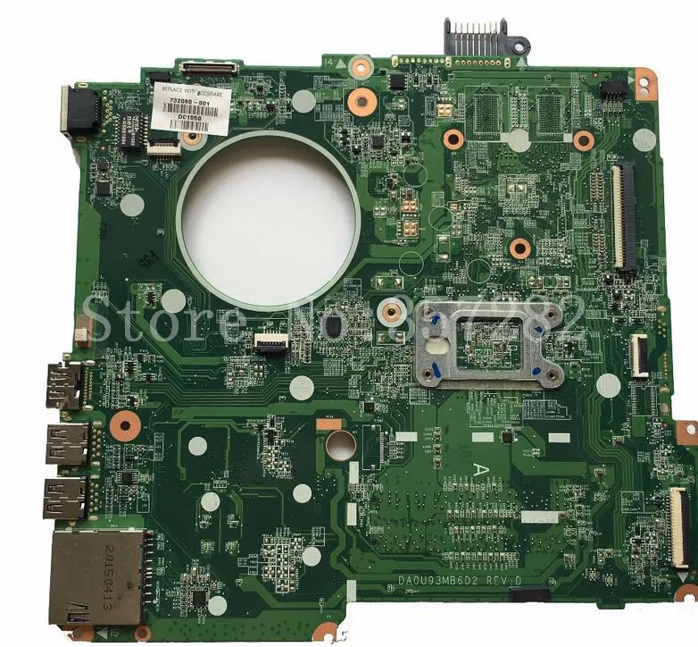 Для 790630-501 790630-001 DA0U93MB6D2 для hp Pavilion 15-N 15-F материнская плата для ноутбука A6-5200 процессор Материнская плата полный тест