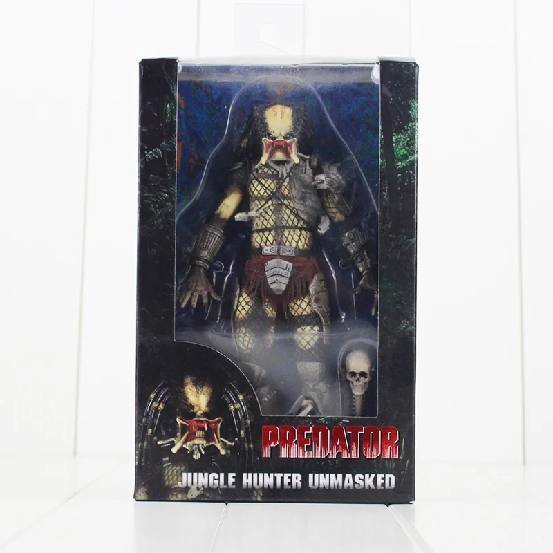 3 pz/lotto 20 см NECA Predator Рисунок Модель игрушки чужой ПВХ Modello джунгли DEMONE Охотник