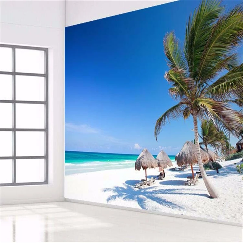 Обои для фотосъемки 3d картина HD морская спальня Фреска летняя гостиная полы