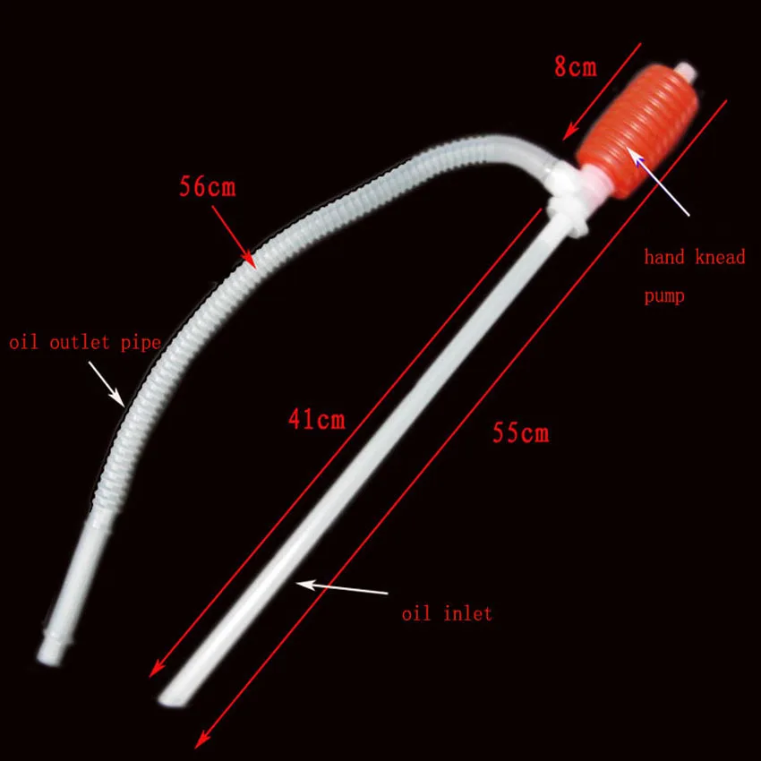 

30pcs/lot Portable Manual Car Siphon Hose Gas Oil Water Liquid Transfer Hand Pump Sucker