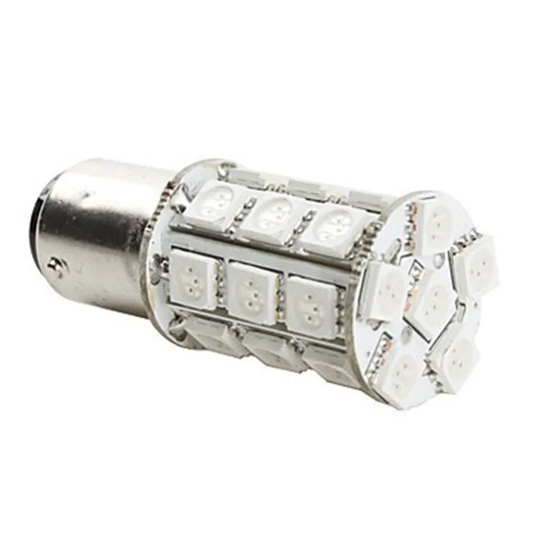 

Бесплатная доставка 2 шт. 1157 5050 SMD 27светодиодный ная красная светильник ПА для автомобиля (12 В постоянного тока)