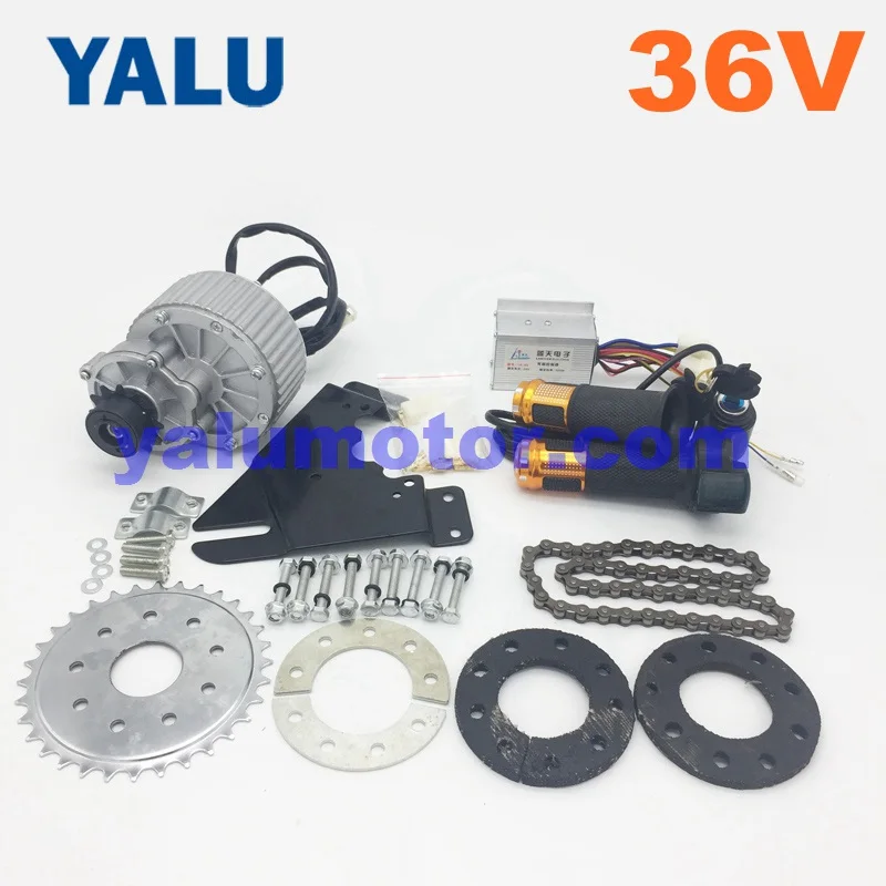 36V Twist Throttle 24/36V 450W левый электрического трехколесного велосипеда Conversion Kit с MY1018 unitemotor 12 т левый и свободный комплект для электрического велосипеда самокат комплекта мотор - Цвет: 36V Twist Throttle