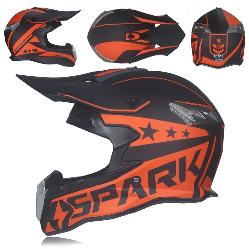 Black and red Мотоциклетный взрослый шлем для мотокросса ATV для мотокросса MTB DH гоночный шлем - Цвет: Black and red