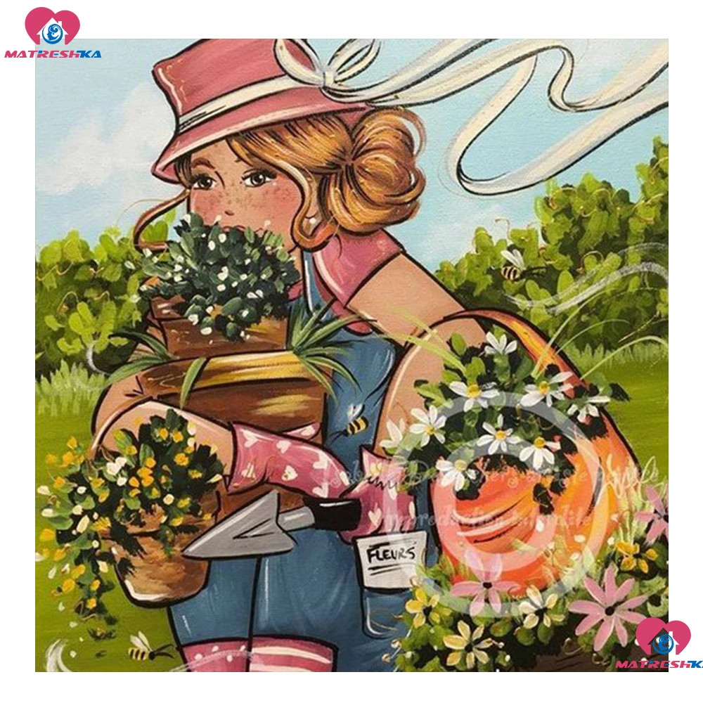 5d алмазная картина полная дрель квадратная вышивка Алмазная женская значки