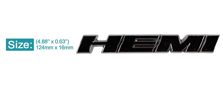 10Pcs Car styling water proof Side Metal Metallic Stainless Steel Fender Tailgate BLACK HEMI Logo Emblem Badge Decal Sticker | Автомобили