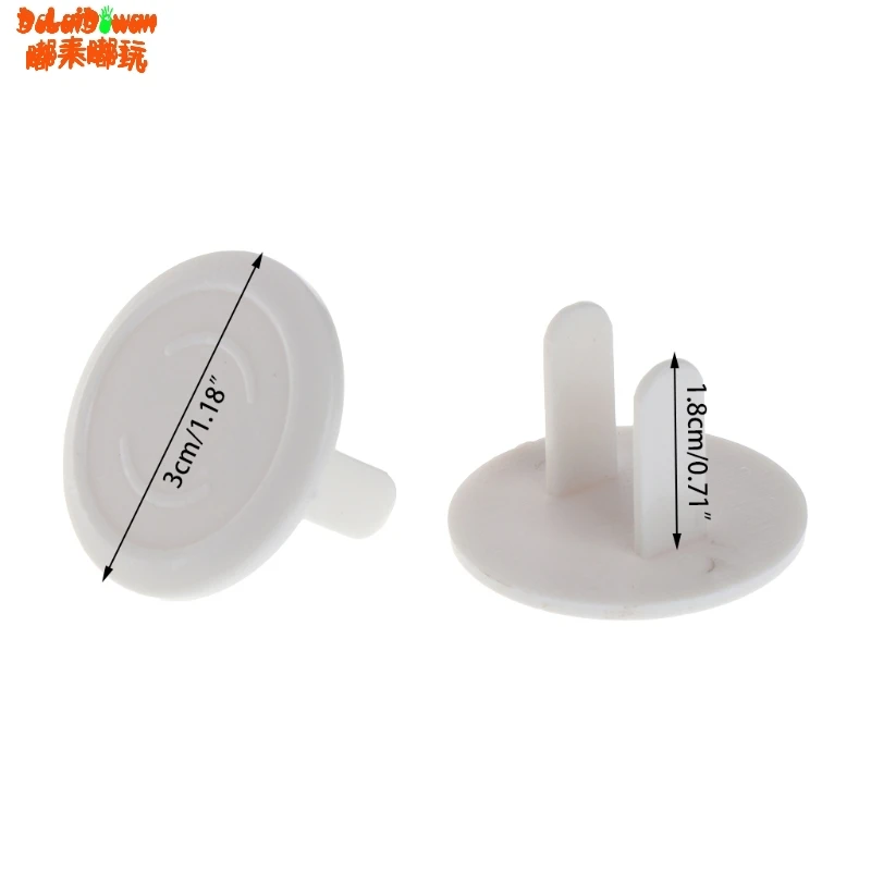 Белый ABS детские Безопасность штепсельная вилка американского стандарта гнездо