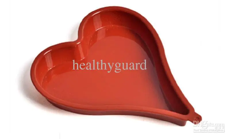 Large size Love heart-shaped Silicone Cake Pan Mould chocolate juice cake pie pizza mold candy Jelly silicone baking tools | Дом и сад