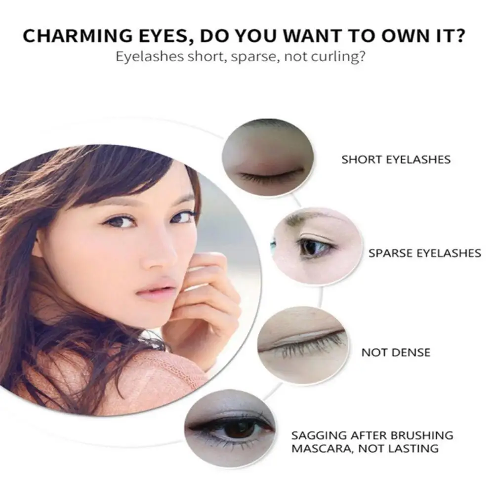 4D шелковая волокнистая Водостойкая тушь для ресниц наращивания макияжа супер