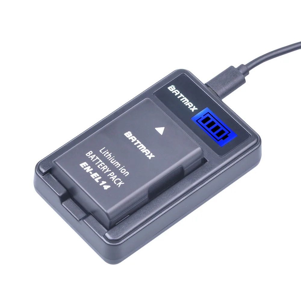 EN-EL14 EN-EL14a EN EL14 ЖК-дисплей USB зарядное устройство для Nikon P7800 P770 D3400 D5500 D5300 D5200 D3200 D5600 |