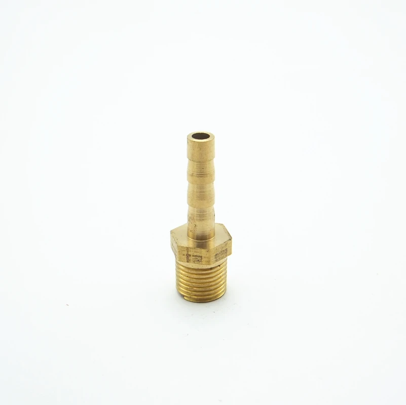 4 мм длинный шланг Барб х 1/8 &quotМужской BSP резьба Латунь Колючая труба штуцер
