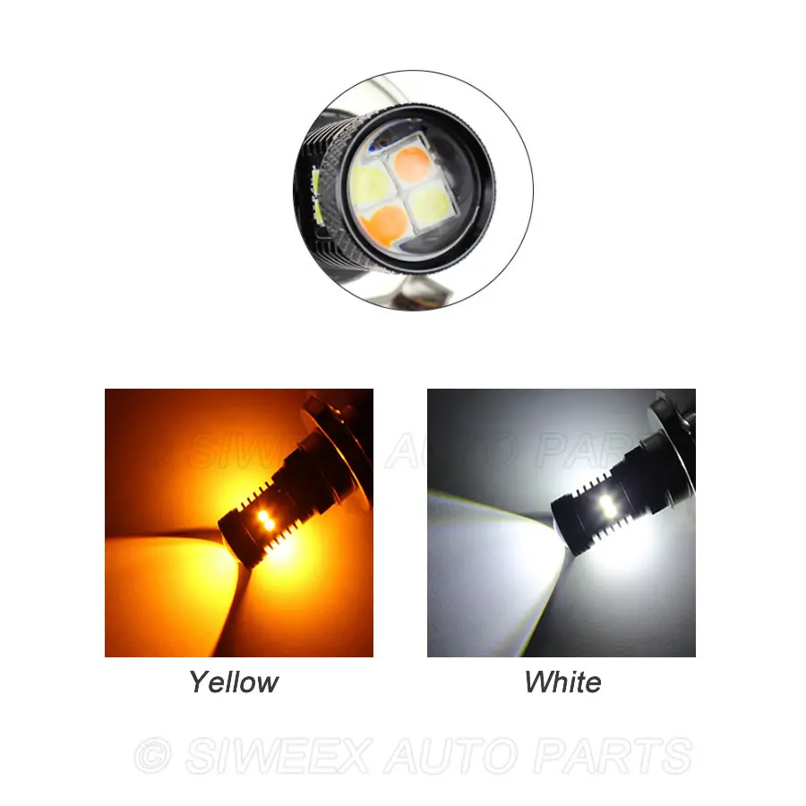 Светодиодная лампа дневного света P21 1157 BAY15D T20 7443 T25 3157 16SMD 3030|Сигнальная лампа| |