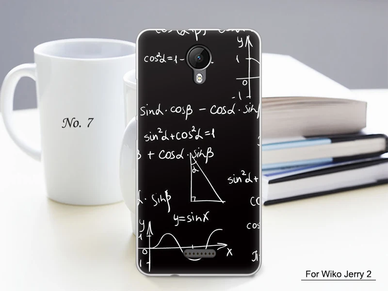 JURCHEN чехол для телефона с мультяшным принтом для Funda Wiko Jerry 2 Чехол, Мягкая силиконовая задняя крышка из ТПУ для Wiko Jerry 2 Jerry2 II чехол-накладка