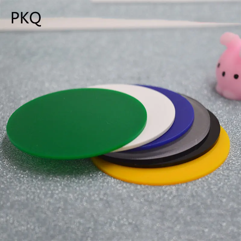 1 шт. большой размер круглый цветной акриловый лист плексиглас пластина DIY