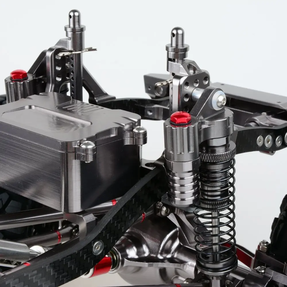 1/10 Рок Гусеничный алюминиевый сплав гусеничный шасси рама комплект собранная