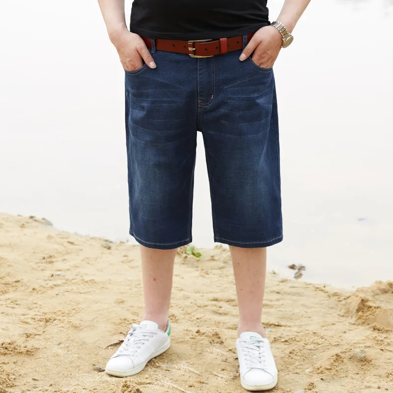 2019 Новое поступление мужские повседневные синие короткие джинсы летние