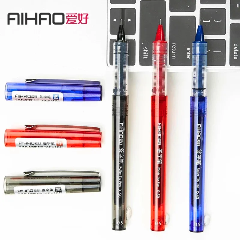 AIHAO фирменные гелевые чернила 0 5 мм школьные и офисные принадлежности гладкие