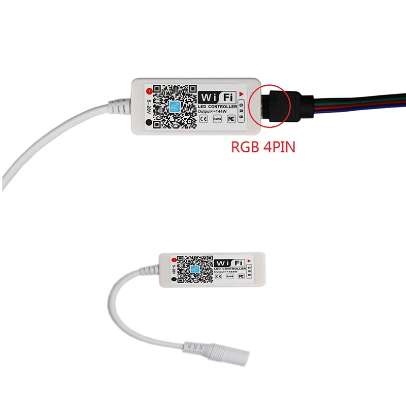 WiFi контроллер RGB Светодиодная лента 5050 набор 5 м светодиодные светодиоды + мини DC