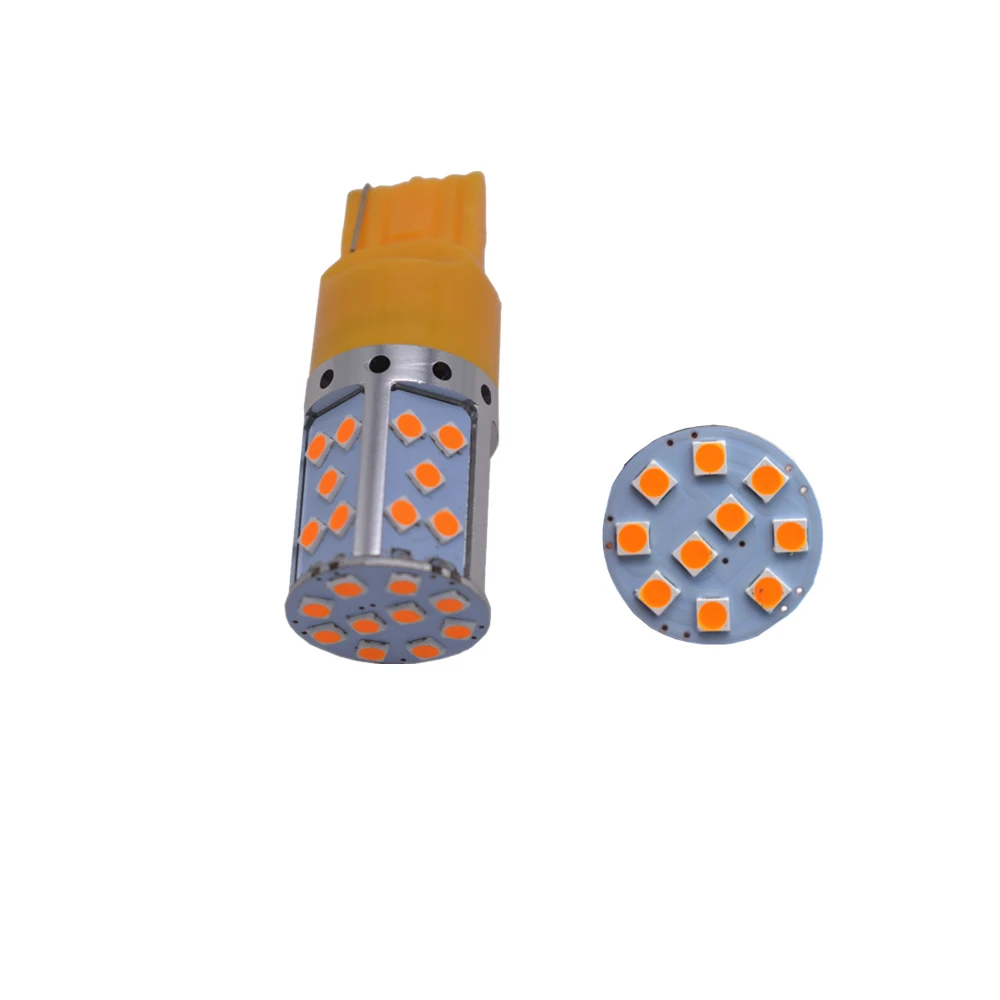 Светодиодный сигнальный светильник T20 2 шт. 35 SMD 7440 без ошибок Canbus светодиодный для