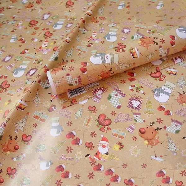 5 шт. оберточная бумага для упаковки товара Рождественская BDF99 | Дом и сад