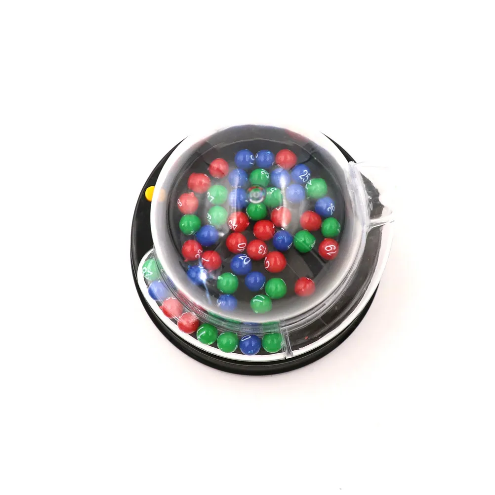 Электрическая машина для сбора лотереи игры в бинго встряхивание Lucky Ball Новинка &