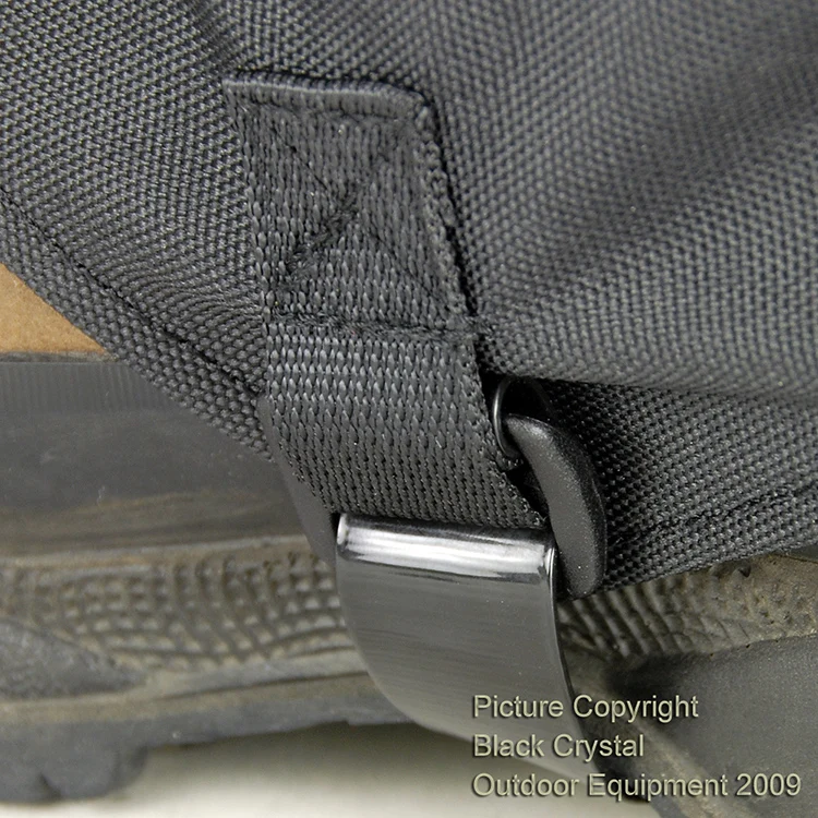 Черные Кристальные походные лыжные снежные гетры водонепроницаемые дышащие