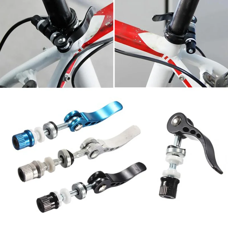 Открытый алюминиевый сплав быстроразъемный MTB Велосипедное Сиденье зажим
