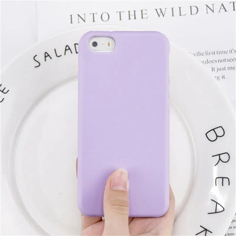 Candy Coque For Apple iphone 5 5S Case SE Fashion Shockproof Soft TPU Silicone Phone Original Protective Cover |
