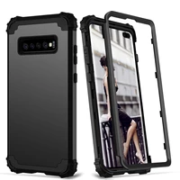for samsung galaxy s20 s10 s9 s8 plus note 9 case full body cover 3 in 1 hybrid hard pc soft silicone heavy duty rugged bumper