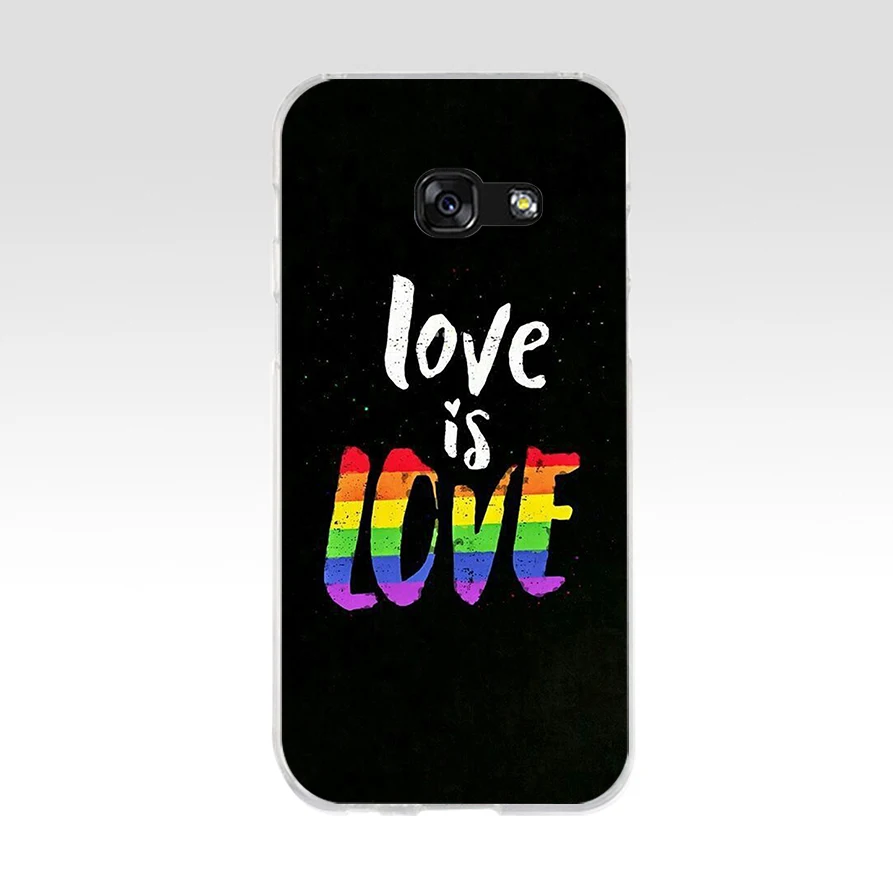 Чехол для телефона 142AQ ЛГБТ Love Wins мягкий силиконовый чехол из ТПУ Samsung galaxy a3 a5 2016 2017