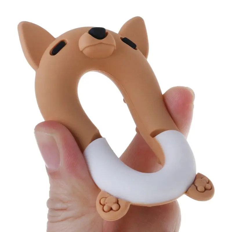 Прорезыватель для зубов пищевой силикон мультяшная свинья лисичка уход за