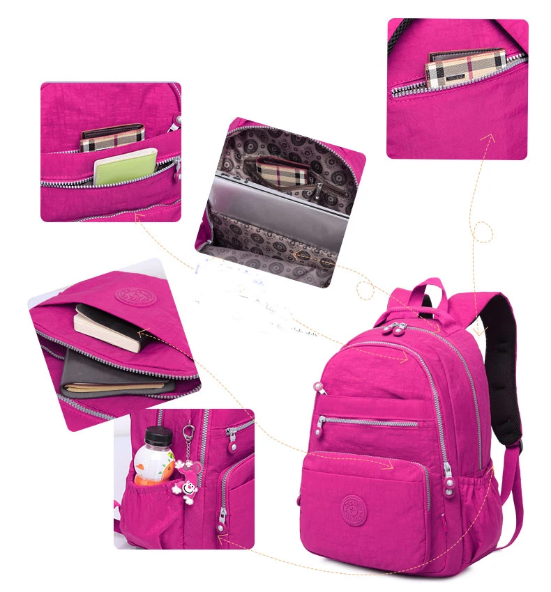 TEGAOTE мужской школьный рюкзак для подростков, Mochila Masculina, рюкзак для путешествий, женская школьная сумка, нейлоновая, унисекс, 15,6 дюймов, сумки для ноутбука