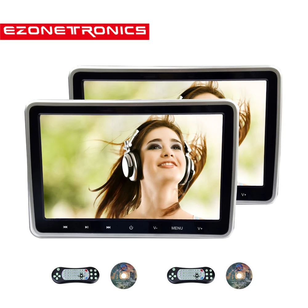 Автомобильный монитор на подголовник 10 1 дюйма USB/SD/HDMI/IR/FM 1/2 шт.|Мониторы для авто| |