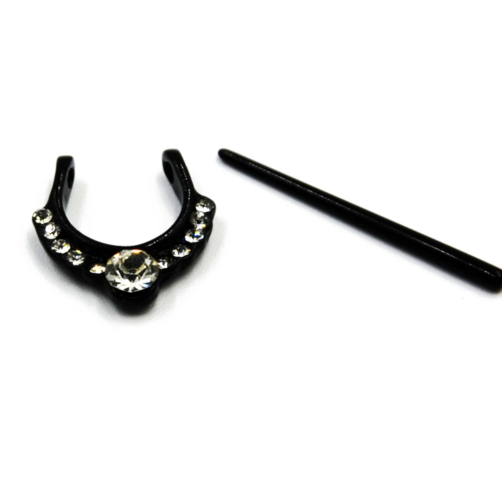 Серьги гвоздики из цинкового сплава с кристаллами и фианитами 1 шт.|Украшения для