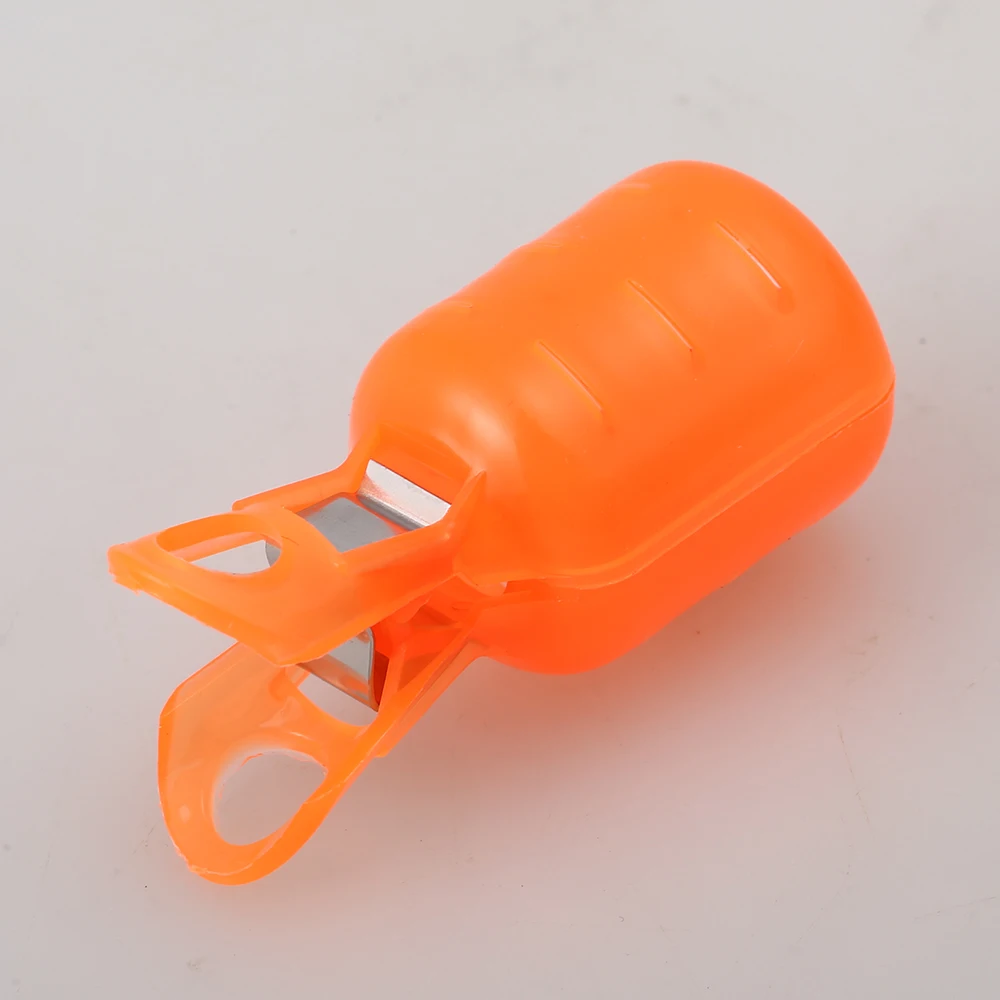 6Pcs Wood Shrimp Jig Squid Hook Caps Umbrella Hook Covers Protectors with Carabiner Clips New Fishing Tackle