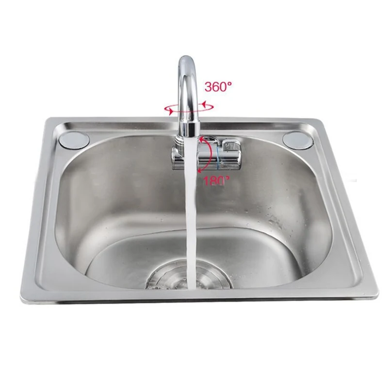 Смеситель кухонный складной с поворотом на 360 градусов x мм | Автомобили и