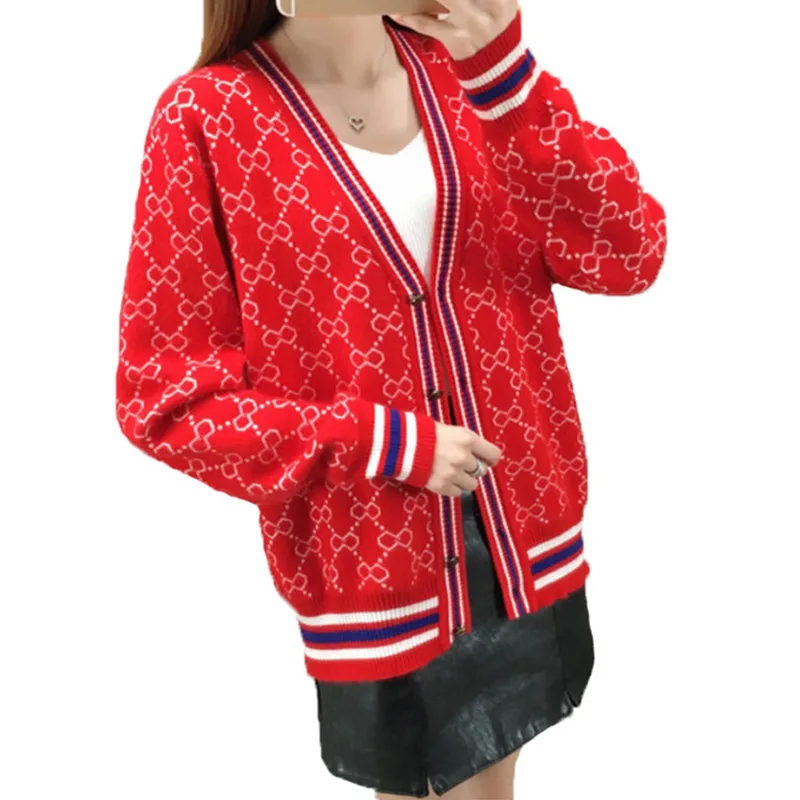 Autumn Women Casual Sweaters Sexy Ladies Loose Tops Jumpers Outwear Knitted Wear Coats Winter Jacket 2018 Korean Cardigans |
