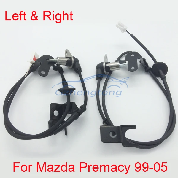2 шт./компл. ABS Датчик скорости заднего левого и правого колеса для Mazda Premacy 99 05