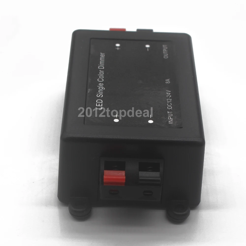 DC12V-24 V 8A светодиодный Одноцветный диммер с радиочастотным пультом дистанционного управления Управление; Яркость Управление для Светодиодный точечный светильник утопленный свет прокладки
