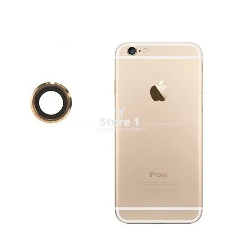 Для Apple iPhone 6 объектив камеры; сапфировое стекло задняя камера стеклянный объектив с рамкой для iPhone 6 4,7 дюйма