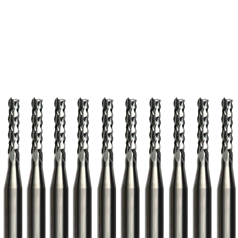 

10pcs Carbide PCB CNC Engraving Bits End Milling Cutter cutting drill hole endmill - 1.6mm Diameter # ST3.1.608