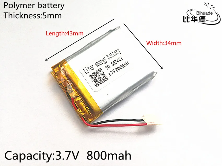 Литий-ионный аккумулятор BIHUADE для игрушек портативное зарядное устройство GPS mp3 mp4